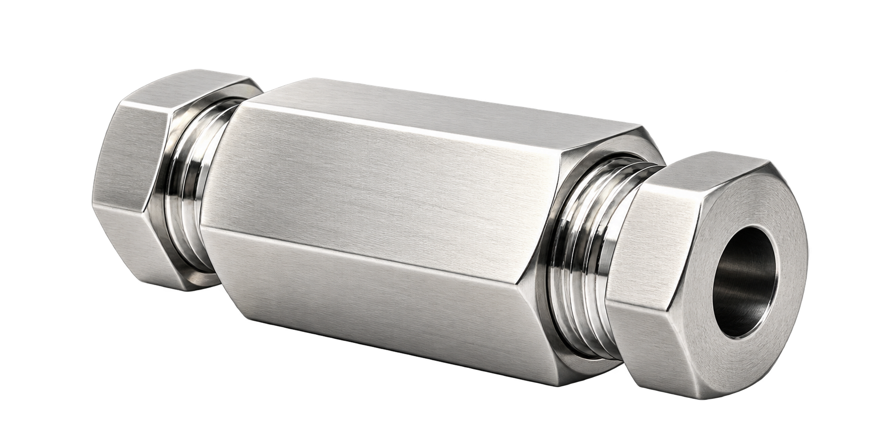 High-pressure coned-and-threaded tube fitting